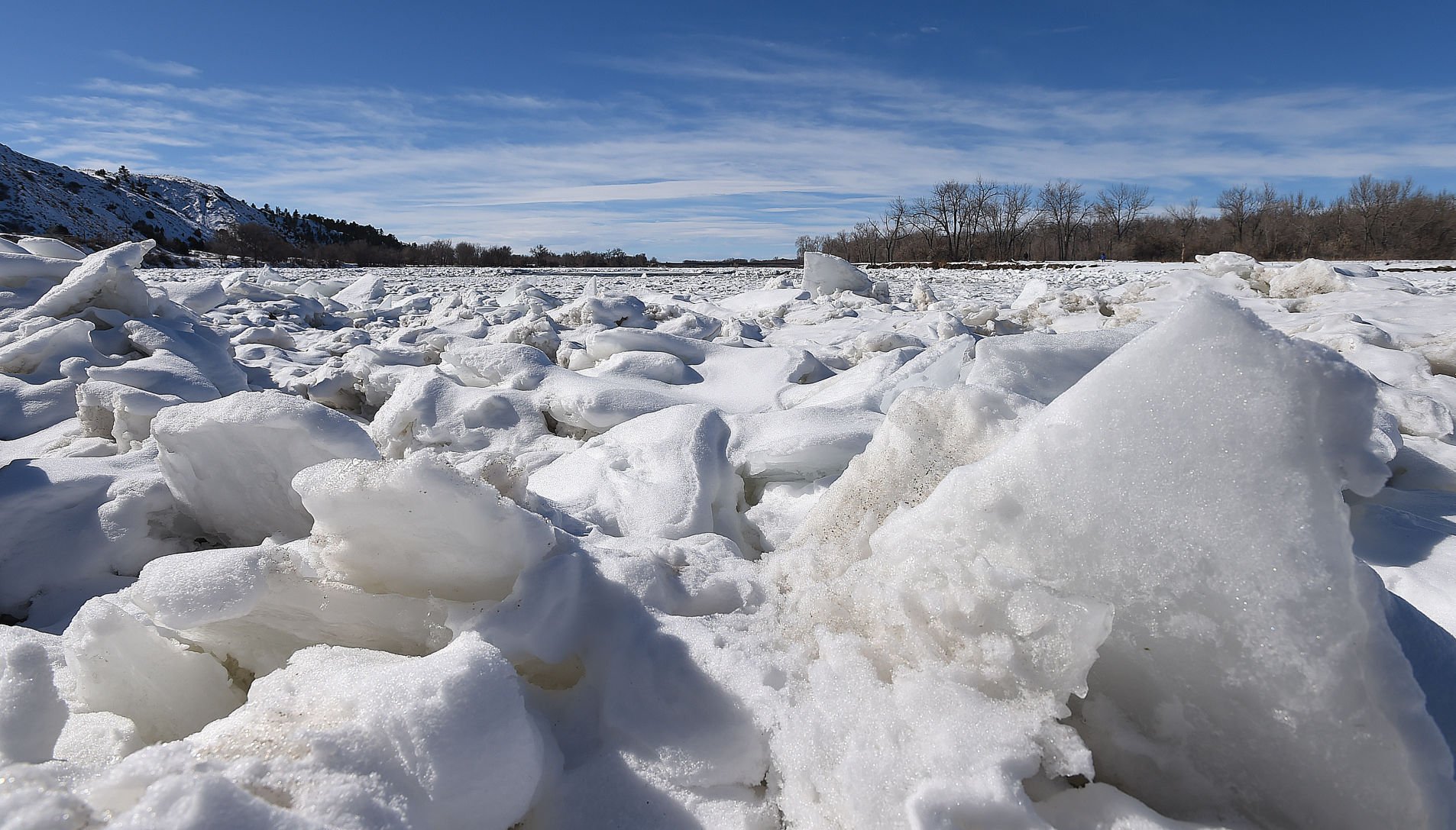 Ice jam